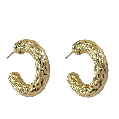 گوشواره زنانه ژوپینگ مدل حلقه ای کد E6505