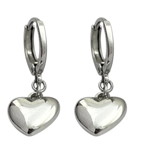 گوشواره زنانه ژوپینگ مدل قلبی کد E5938