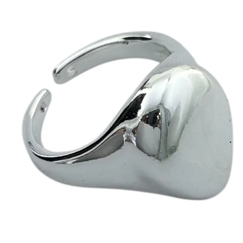 انگشتر زنانه مینیمال ابنقره مدل قطره کد R5087