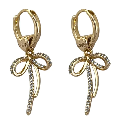 گوشواره زنانه ژوپینگ مدل پاپیون کد E6284