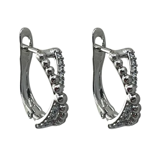 گوشواره زنانه ژوپینگ مدل توپی کد E6275