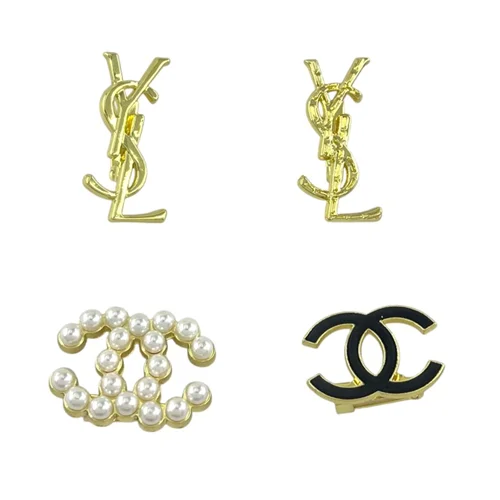 گل سینه مدل شنل وای اس ال مروارید کد G4187