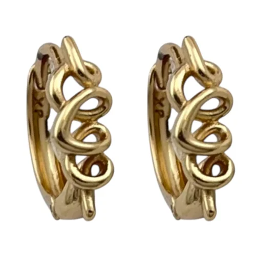 گوشواره زنانه ژوپینگ مدل پیچی کد E5972