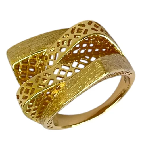 انگشتر زنانه ژوپینگ مدل طرح طلا کد R51906