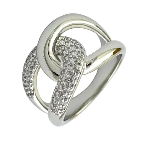 انگشتر زنانه ژوپینگ مدل شنل جواهری کد R51700