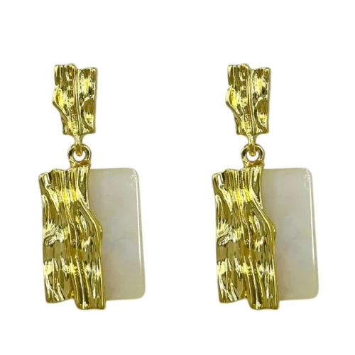 گوشواره زنانه مدل رزین کد E6575