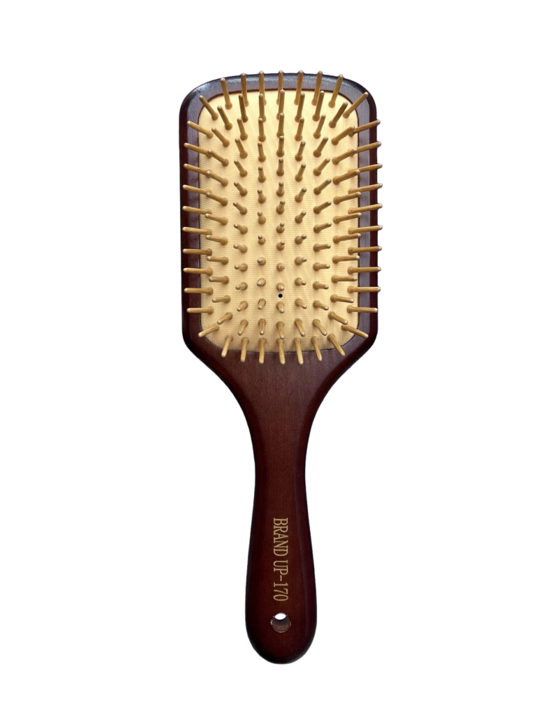 wooden brush transparent