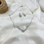 نیم ست زنانه مدل جواهری شکوفه لیلیوم کد M4418 - تصویر 2